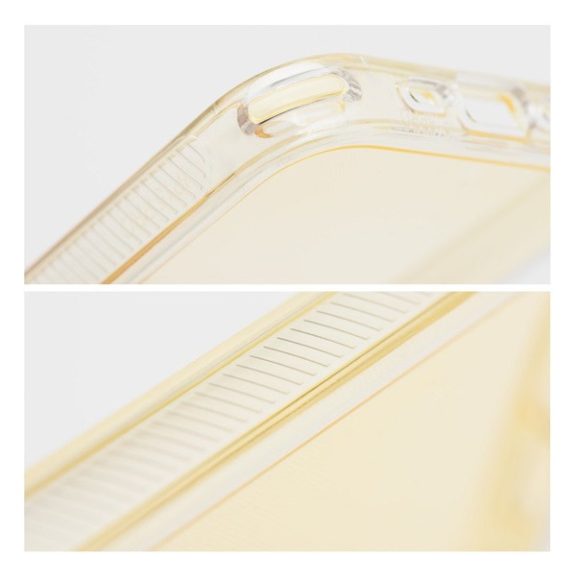 Matrix Apple iPhone 13 Pro hátlap tok kameravédő peremmel, sárga