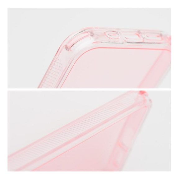 Matrix Apple iPhone 14 Pro hátlap tok kameravédő peremmel, rózsaszín