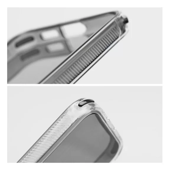 Matrix Apple iPhone 15 Pro Max hátlap tok kameravédő peremmel, fekete