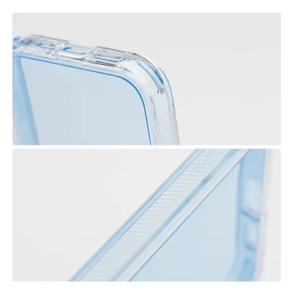 Matrix Apple iPhone 15 Pro Max hátlap tok kameravédő peremmel, kék