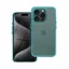 Matrix Apple iPhone 15 Pro hátlap tok kameravédő peremmel, zöld/menta