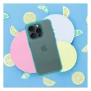 Matrix Apple iPhone 15 Pro hátlap tok kameravédő peremmel, zöld/menta