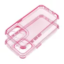 Matrix Apple iPhone 15 Pro hátlap tok kameravédő peremmel, rózsaszín