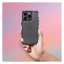 Matrix Apple iPhone 16 Plus hátlap tok kameravédő peremmel, fekete