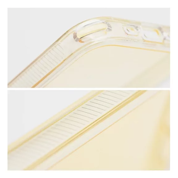 Matrix Apple iPhone 16 Pro hátlap tok kameravédő peremmel, sárga