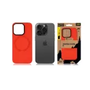 Tactical MagForce Aramid Apple iPhone 15 Pro MagSafe kompatibilis tok, piros