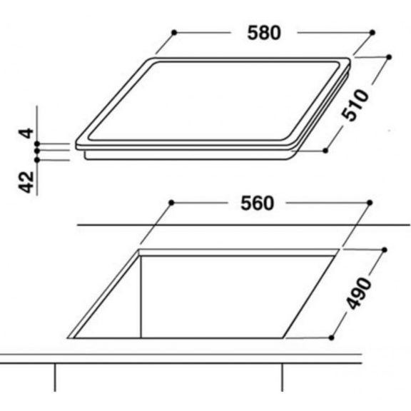 Whirlpool AKT 8190/BA Kerámia főzőlap
