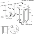 AEG AWS4020B5B Beépíthető borhűtő