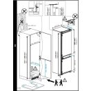 Beko B3BCNA294HS Beépíthető alulfagyasztós hűtőszekrény