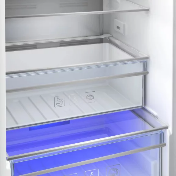 Beko BCNA306E4SN Beépíthető Alulfagyasztós Hűtőszekrény