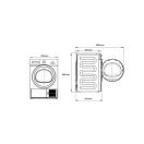 Beko BM3T37239WBB Hőszivattyús szárítógép