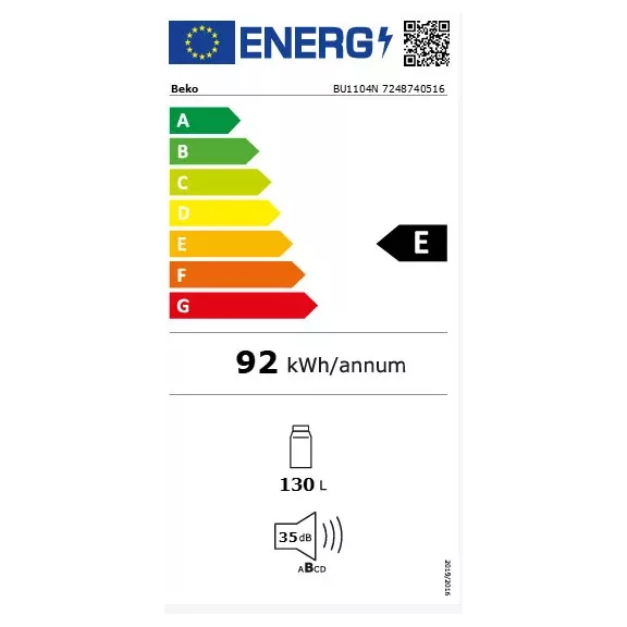 Beko BU1104N beépíthető hűtőszekrény