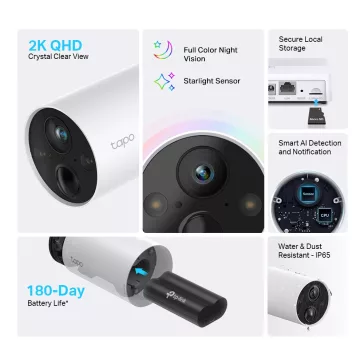   Tp-Link Tapo C420S1 beltéri / kültéri biztonsági Wi-Fi kamera
