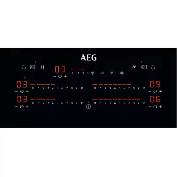 AEG CCE84779CB beépíthető főzőlap beépített páraelszívóval