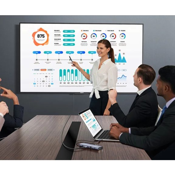 Ugreen CM498 USB-C Hub szürke