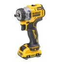 DEWALT DCD703L2T-QW Multi Csavarozó 12V, XR, 2x3Ah, Akkumulátor, töltő, tok