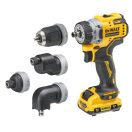 DEWALT DCD703L2T-QW Multi Csavarozó 12V, XR, 2x3Ah, Akkumulátor, töltő, tok