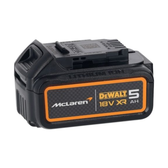 DEWALT DCD85MP2T-QW Ütvefúró-csavarozó, McLaren F1 Team, 18V XR, 2x5Ah