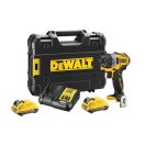 DEWALT DCF601D2-QW Csavarozógép, 12V, XR, akkumulátor, koffer