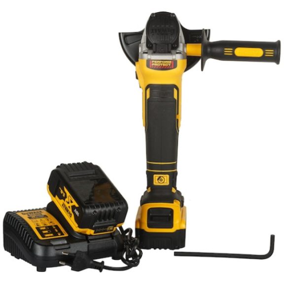 DEWALT DCG405P2-QW Sarokcsiszoló, 18V, XR, 125mm, kefe nélküli