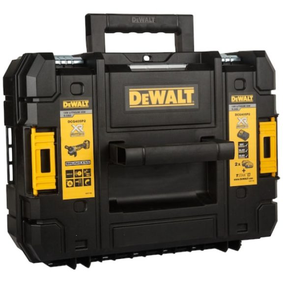 DEWALT DCG405P2-QW Sarokcsiszoló, 18V, XR, 125mm, kefe nélküli