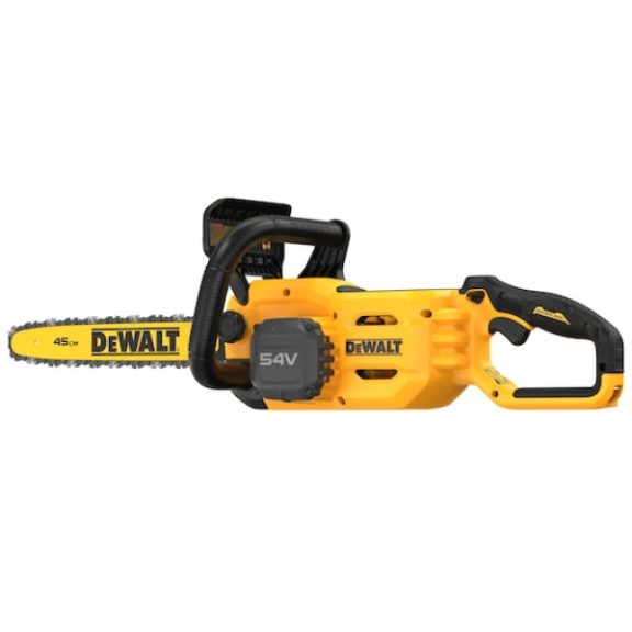 DEWALT DCMCS574X1-QW Láncfűrész, 54V XR FLEXVOLT, 45cm, 1×3Ah/9Ah akkumulátorral és töltővel