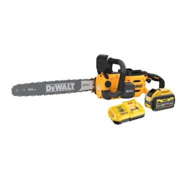   DEWALT DCMCS575X1-QW Láncfűrész, 54V XR FLEXVOLT, 50cm, 1×3Ah/9Ah akkumulátorral és töltővel