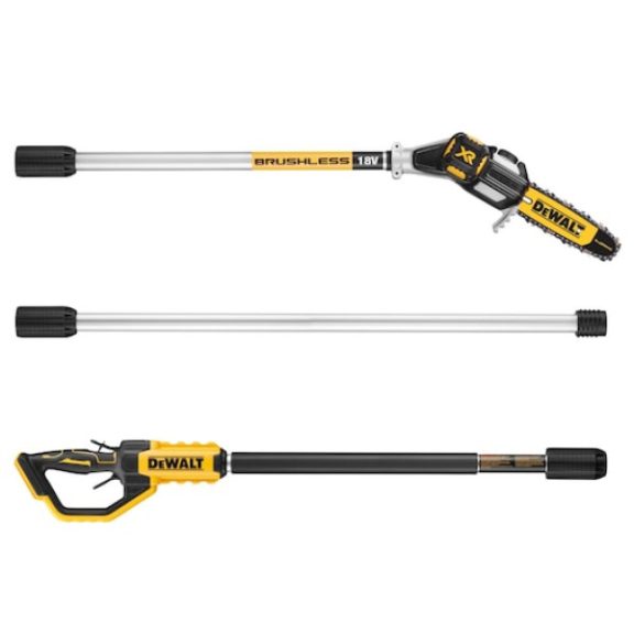 DEWALT DCMPS567P1-QW Magassági ágvágó, 18V XR, 20cm, 1×5Ah akkumulátorral és töltővel