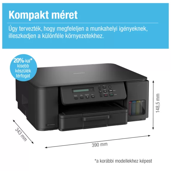 Brother DCPT530DW színes külső tintatartályos simatetős multifunkciós nyomtató Brother DCPT530DW színes külső tintatartályos simatetős multifunkciós nyomtató