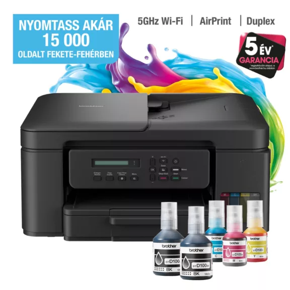 Brother DCPT730DW színes külső tintatartályos multifunkciós nyomtató Brother DCPT730DW színes külső tintatartályos multifunkciós nyomtató