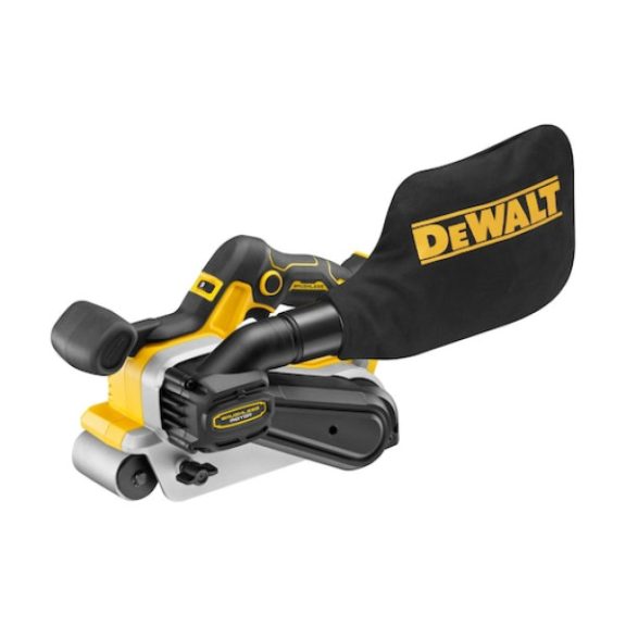 DEWALT DCW220NT-XJ Szalagcsiszoló, 18V XR, kefe nélküli, TSTAK, koffer, akkumulátor és töltő nélkül