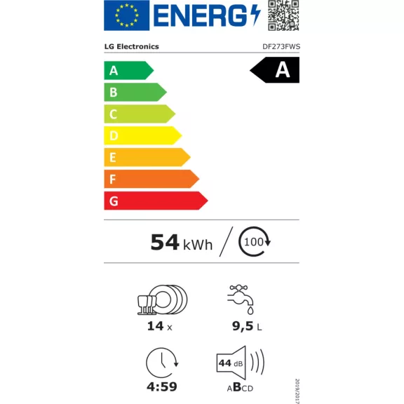 LG DF273FWS Gőzös mosogatógép