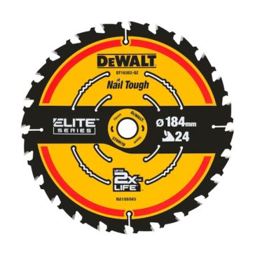   DEWALT DT10302-QZ Körfűrészlap, Extreme, 184x16 mm, 24 fog