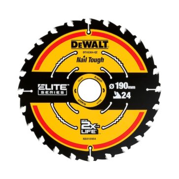   DEWALT DT10304-QZ Körfűrészlap, Elite CSB, 190x30 mm, 24 fog