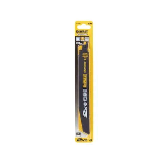 DEWALT DT2308L-QZ Orrfűrészlap, 228mm, 5db, 2xlap, 10 TPI, általános