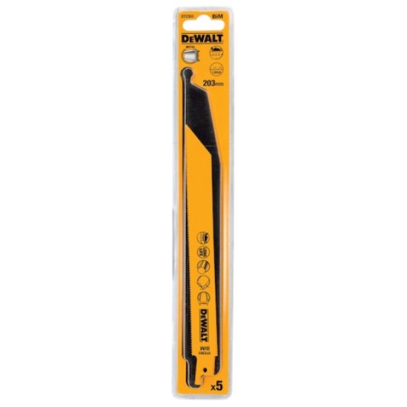 DEWALT DT2353-QZ Orrfűrészlap, 203mm, 5db, fém, 3-8mm, kettősfém