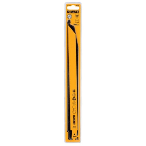 DEWALT DT2355-QZ Orrfűrészlap, 305mm, 5db, fém, gumi, üveg, kettősfém