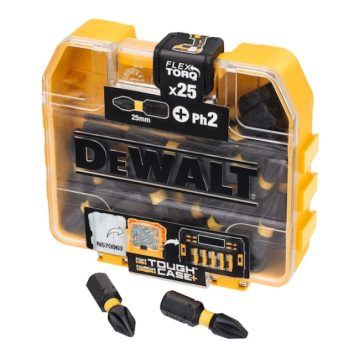   DEWALT DT70555T-QZ Bithegy, csavarhúzó, PH2, 25mm, FLEXTORQ, 25db