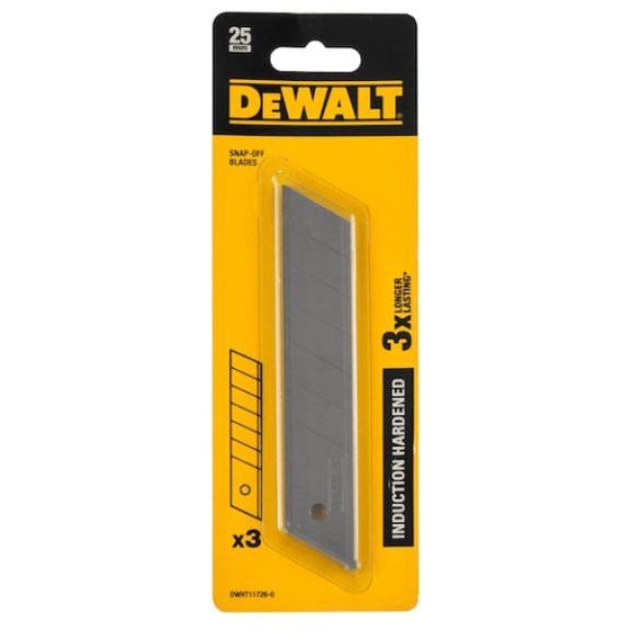 DEWALT DWHT11726-0 Késpenge, 3x, 25mm, indukciósan edzett, tördelhető