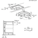 Electrolux ECC83410CK beépíthető indukciós főzőlap beépített páraelszívóval