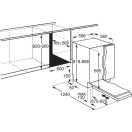 Electrolux EEG88700W Beépíthető mosogatógép