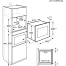 Electrolux EMS4253TBX Beépíthető mikrohullámú sütő