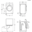 Electrolux EN9W2496BE Elöltöltős mosó-szárítógép