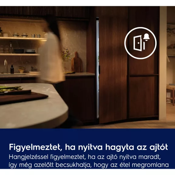 Electrolux ENA6LE18S Beépíthető alulfagyasztós hűtőszekrény