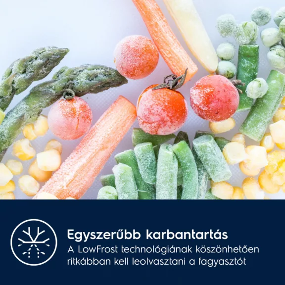 Electrolux ENA6LE18S Beépíthető alulfagyasztós hűtőszekrény