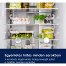 Electrolux ENA7CE18S3 Beépíthető alulfagyasztós hűtőszekrény