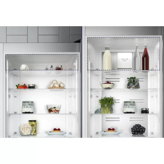 Electrolux ENA7CE19S Beépíthető alulfagyasztós hűtőszekrény