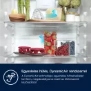 Electrolux ENA7TE75S Beépíthető alulfagyasztós hűtőszekrény