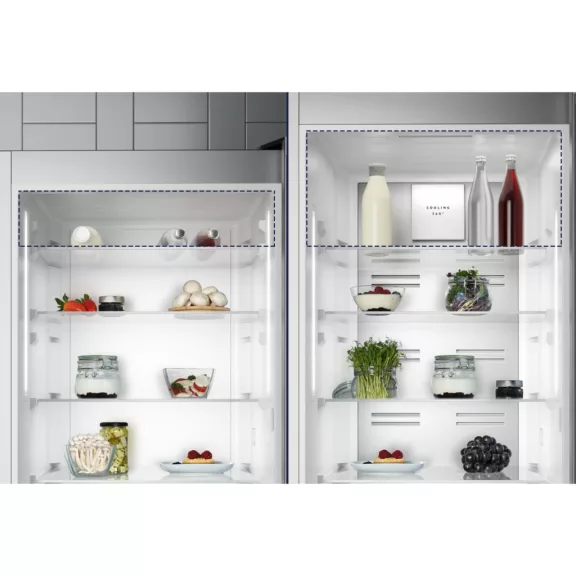 Electrolux ENG8MD19S Beépíthető alulfagyasztós hűtőszekrény