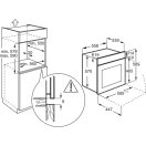 Electrolux EOH3F00BX Beépíthető sütő
